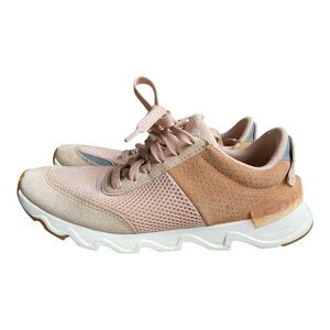 The Sorel Kinetic Lite Lace sneaker in Natural Tan 7.5